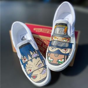 Customs Vans naruto inspired shoes